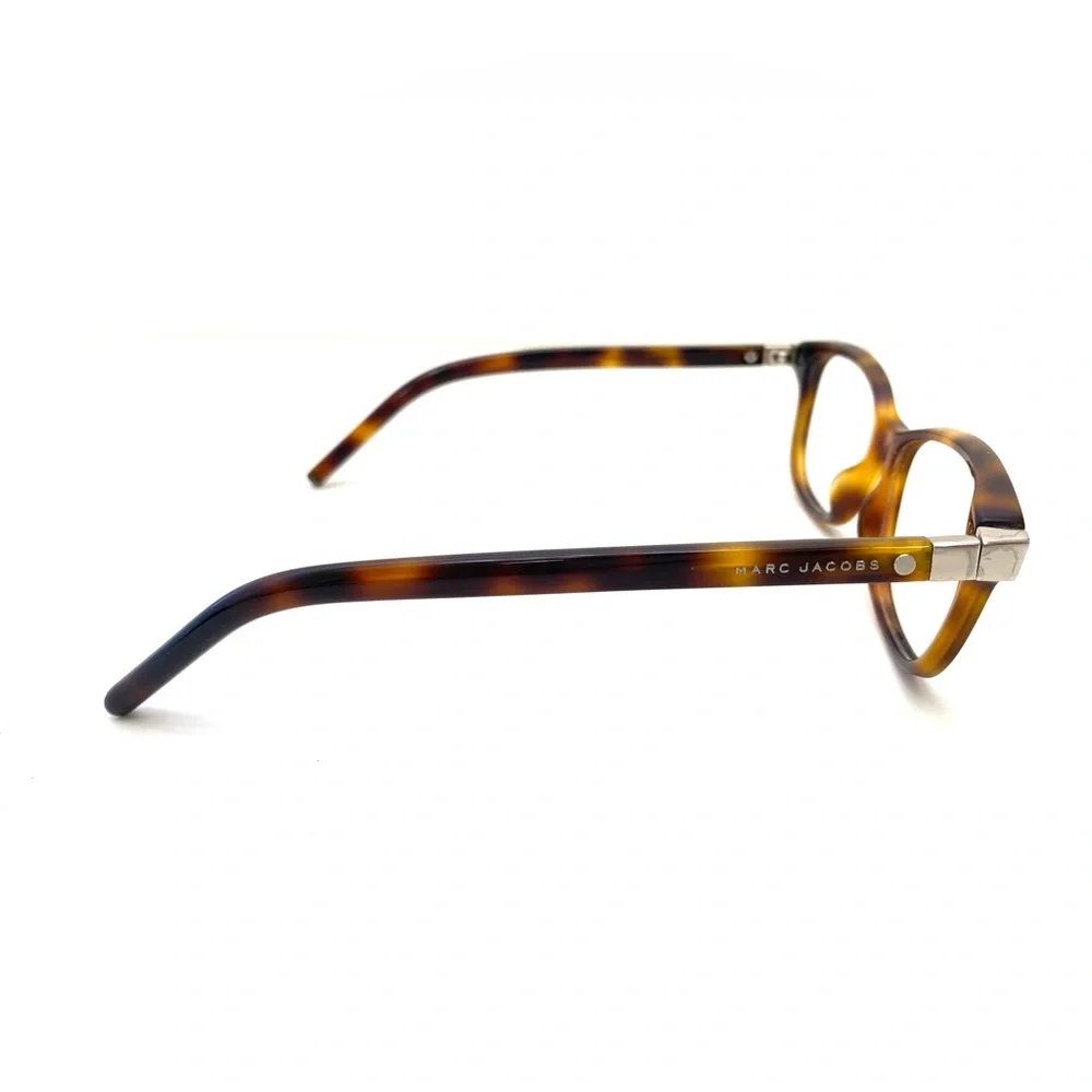 Marc Jacobs Women's Havana Brown Rectangle-Shaped Eyeglass Frames MARC72